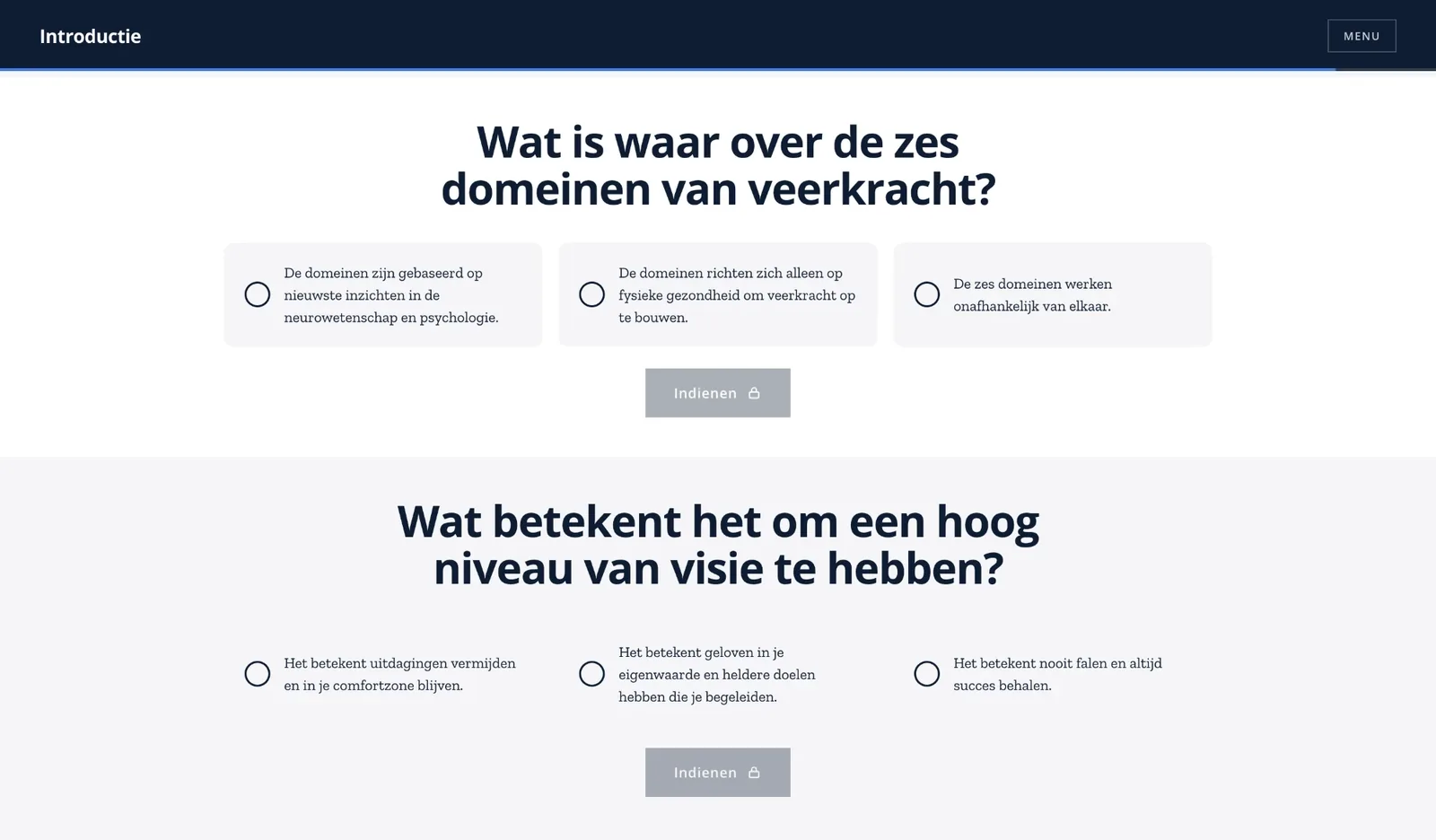 ADAPT: de eerste vragen in de introductie